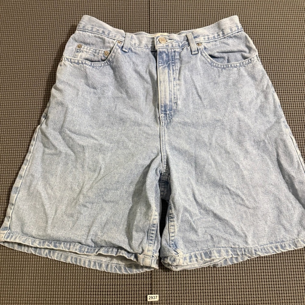 Gap Factory Store Womens Light Wash Denim High Waisted Shorts Blue Size 10